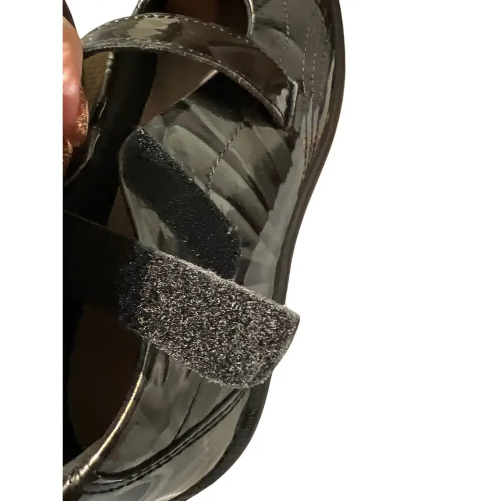 Drew Orchid Mary Jane Strap across Comfort Shoes Size 8 in Grey Marble